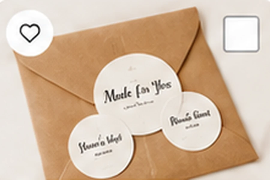 Matching custom sticker example